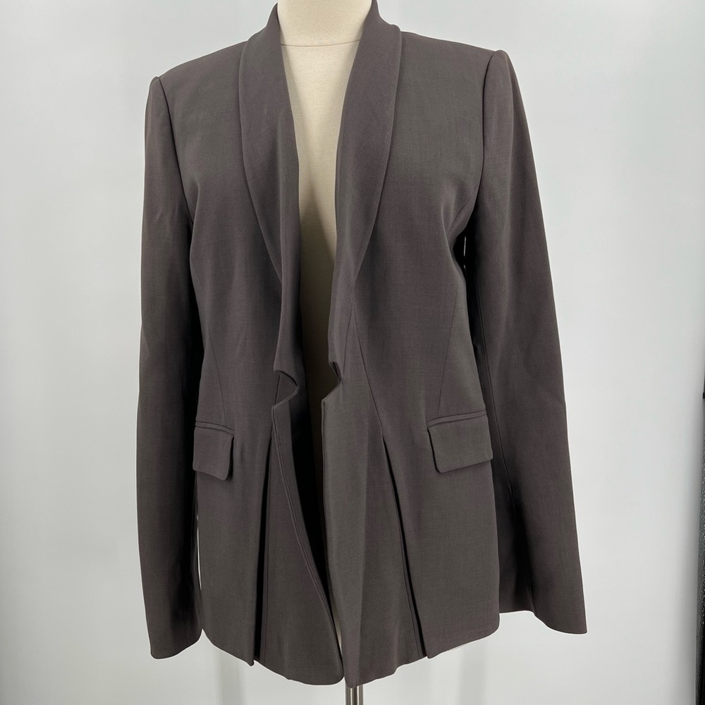 Halston Heritage Long Sleeve Open Front Jacket Ladies Size 8 NEW